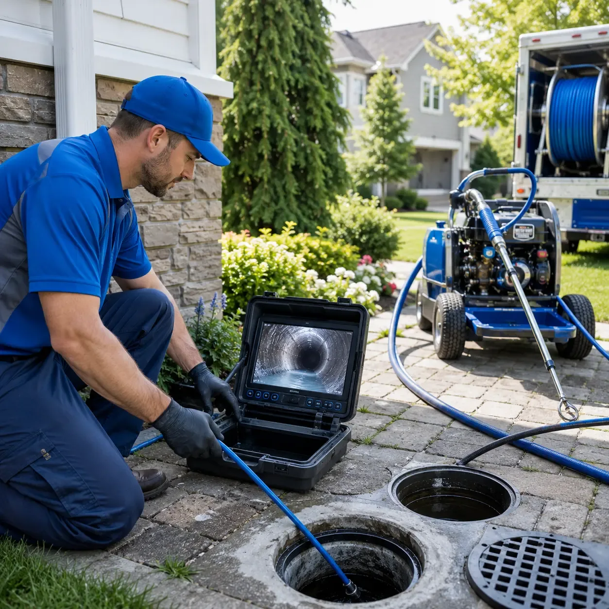 Outdoor drain cleaning professionals serving Ludowici, GA